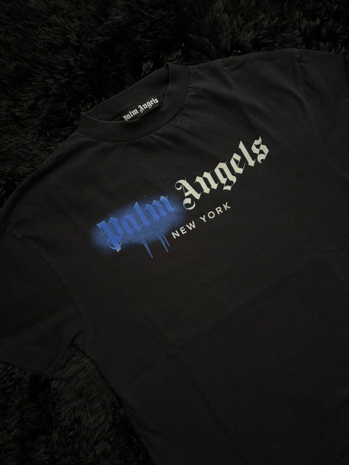 Palm Angels T-Shirt Sprayed New York
