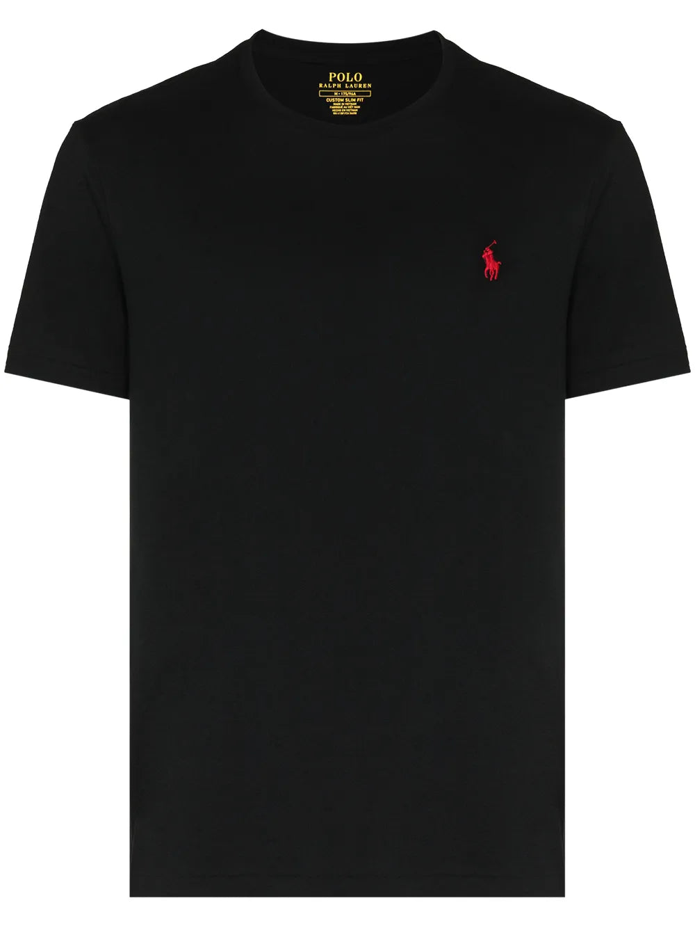 Camiseta com logo bordado