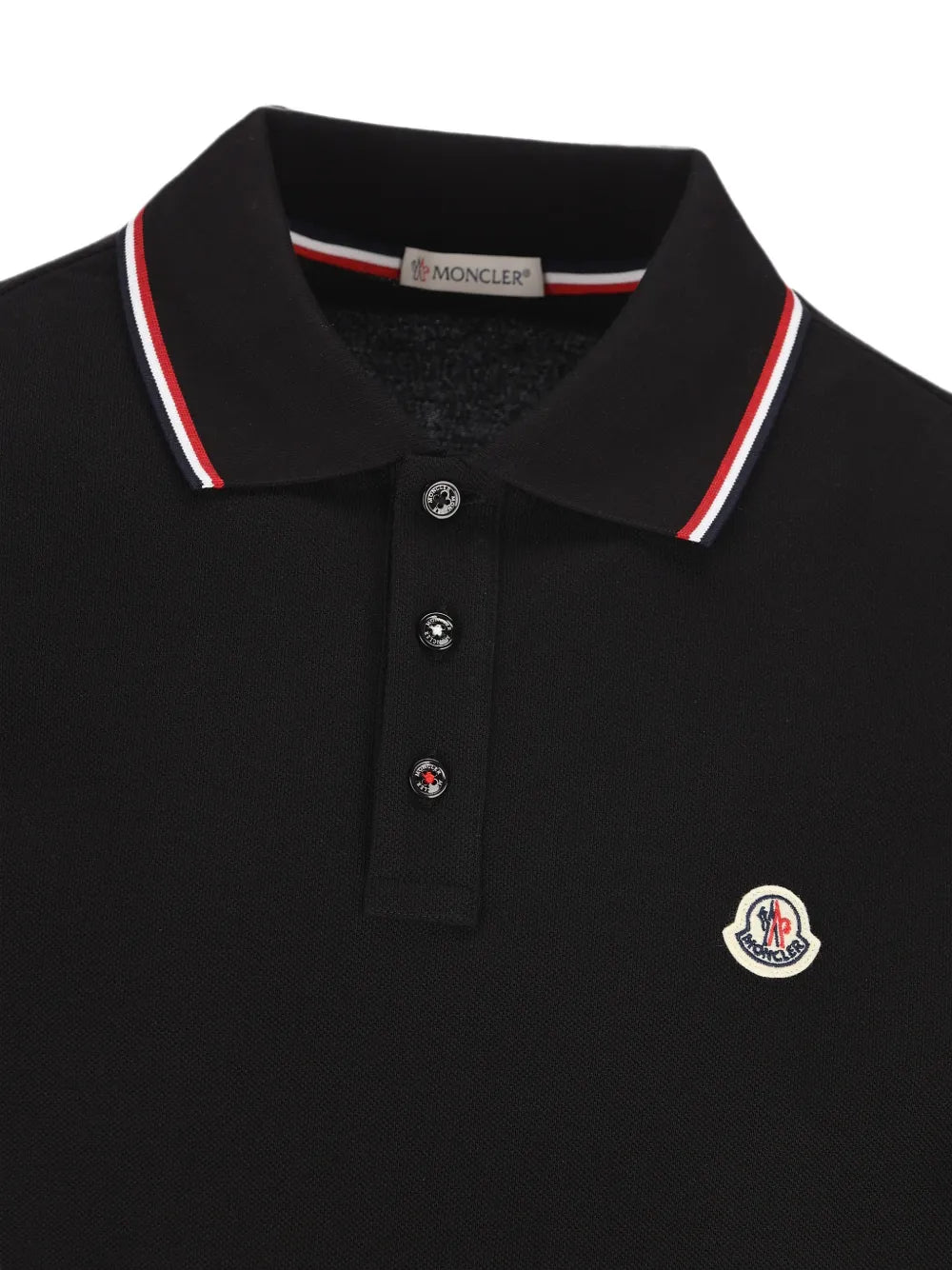 Camisa polo com patch de logo