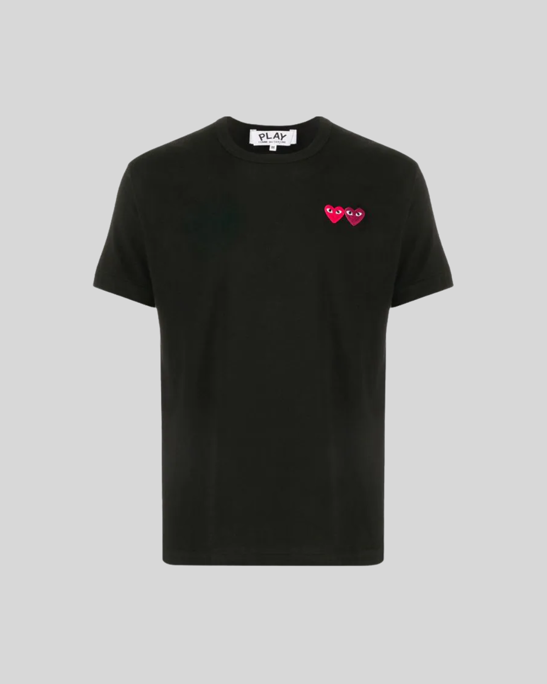 Comme Des Garçons Play Double Heart Black