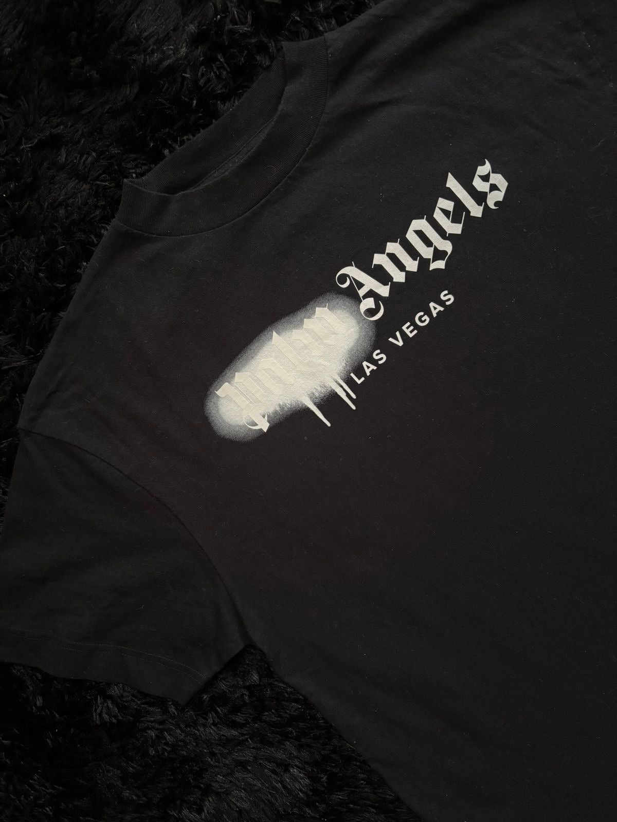Palm Angels T-Shirt Sprayed Las Vegas
