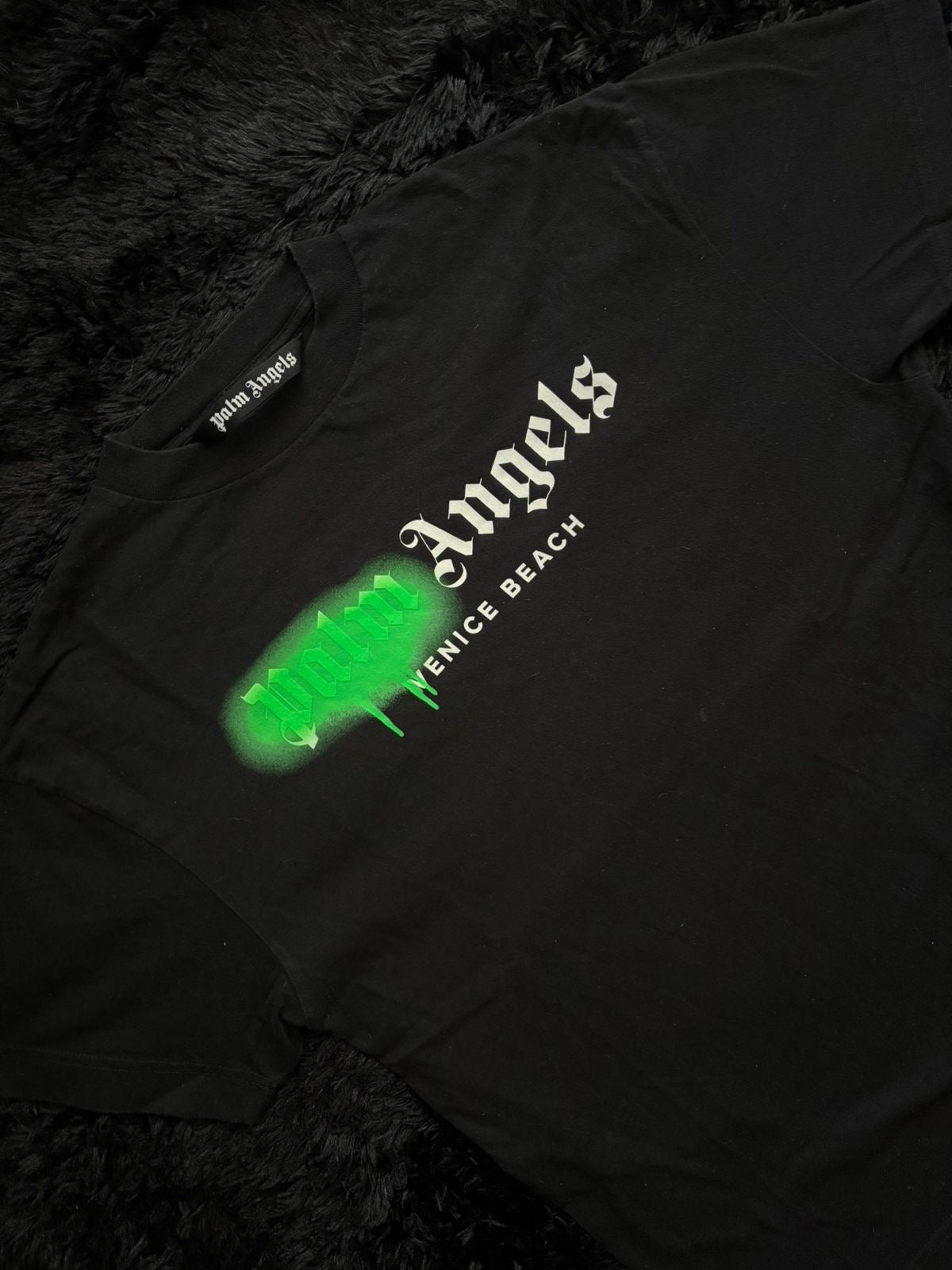 Palm Angels T-Shirt Sprayed Venice Beach