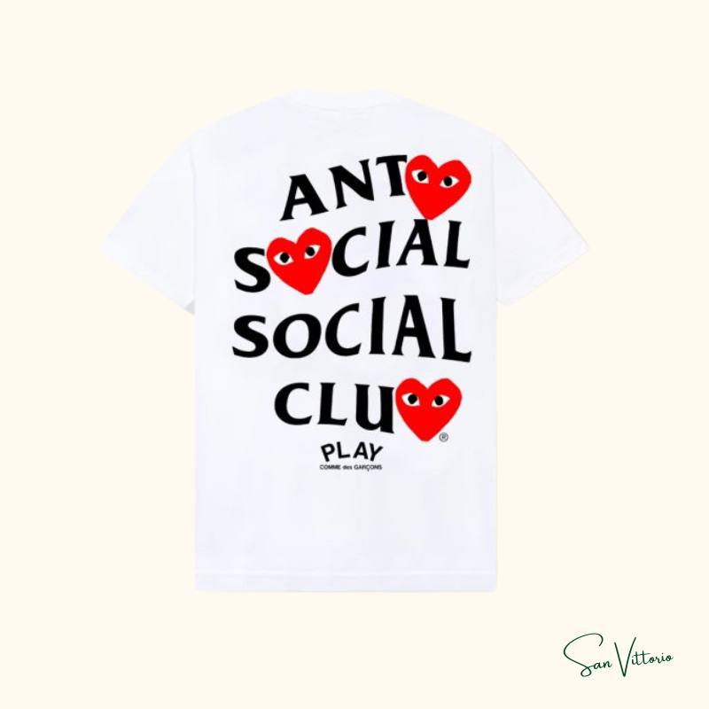 Camiseta ASSC X COMME des GARCONS