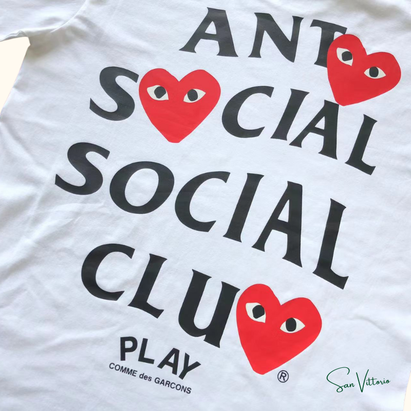 Camiseta ASSC X COMME des GARCONS