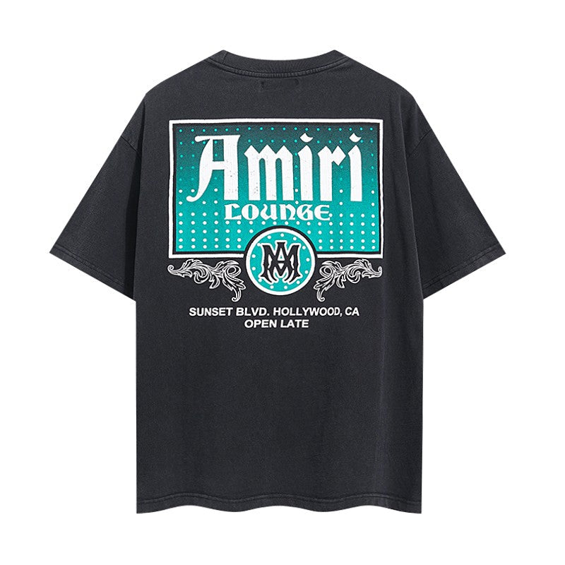 Camiseta Amiri Lounge Vintage Crystal