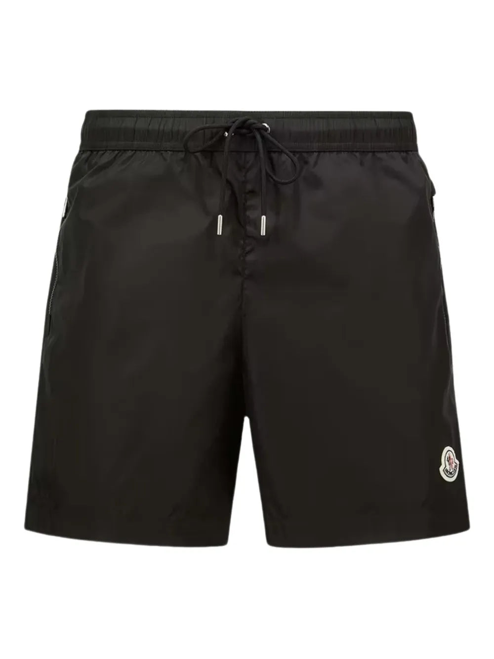 Bermuda de praia com patch de logo