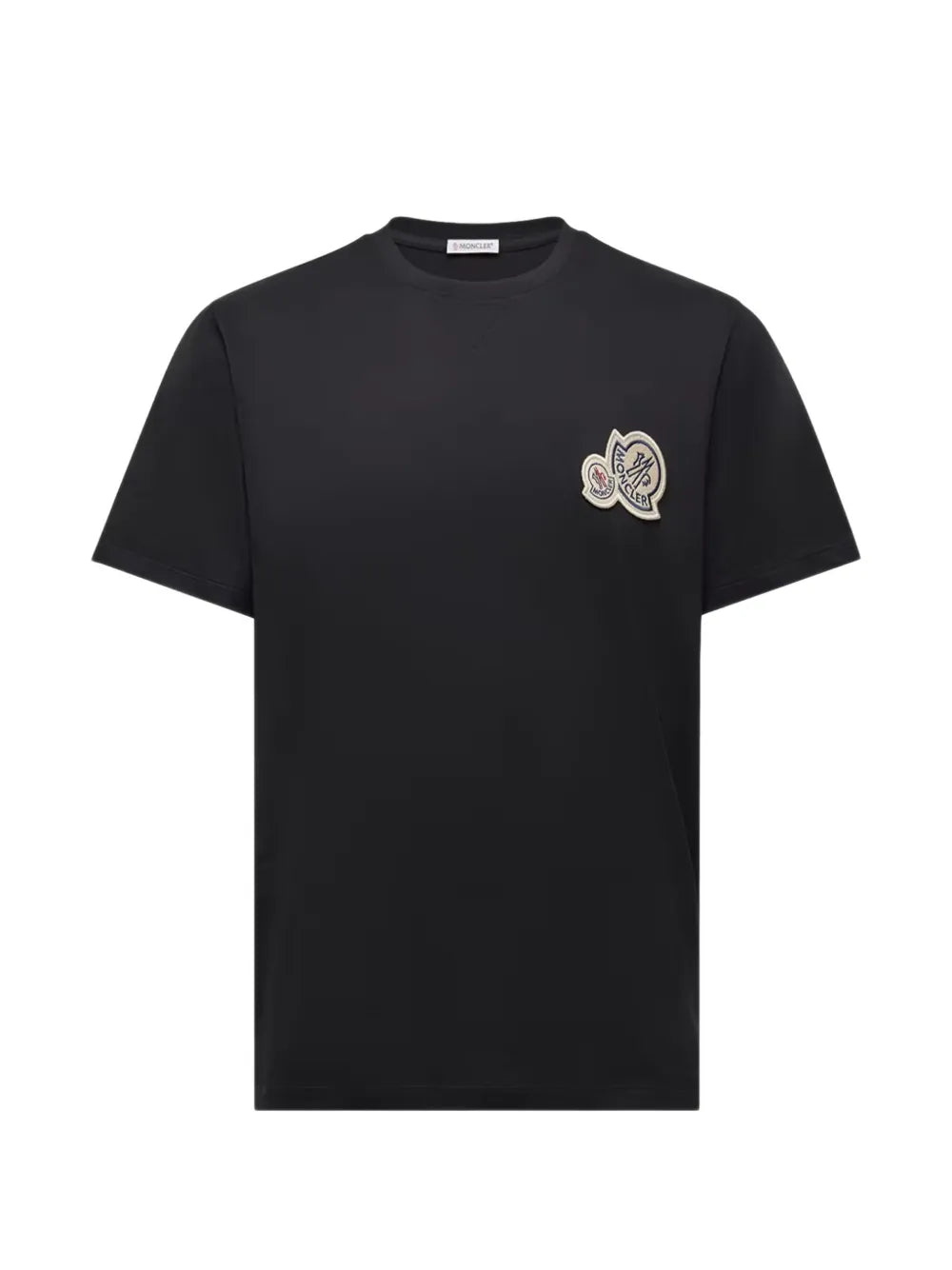 Camiseta com patch de logo duplo