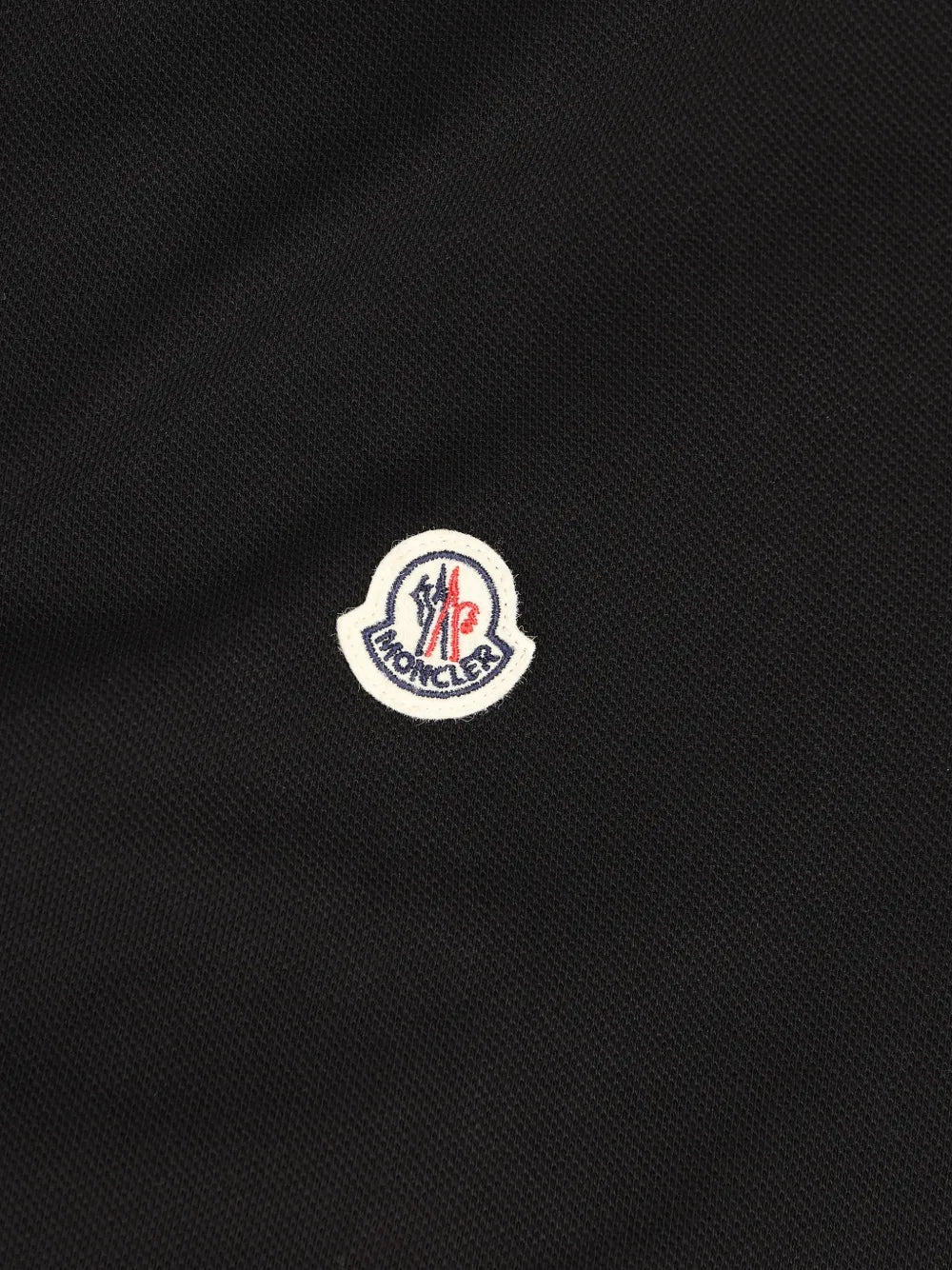 Camisa polo com patch de logo