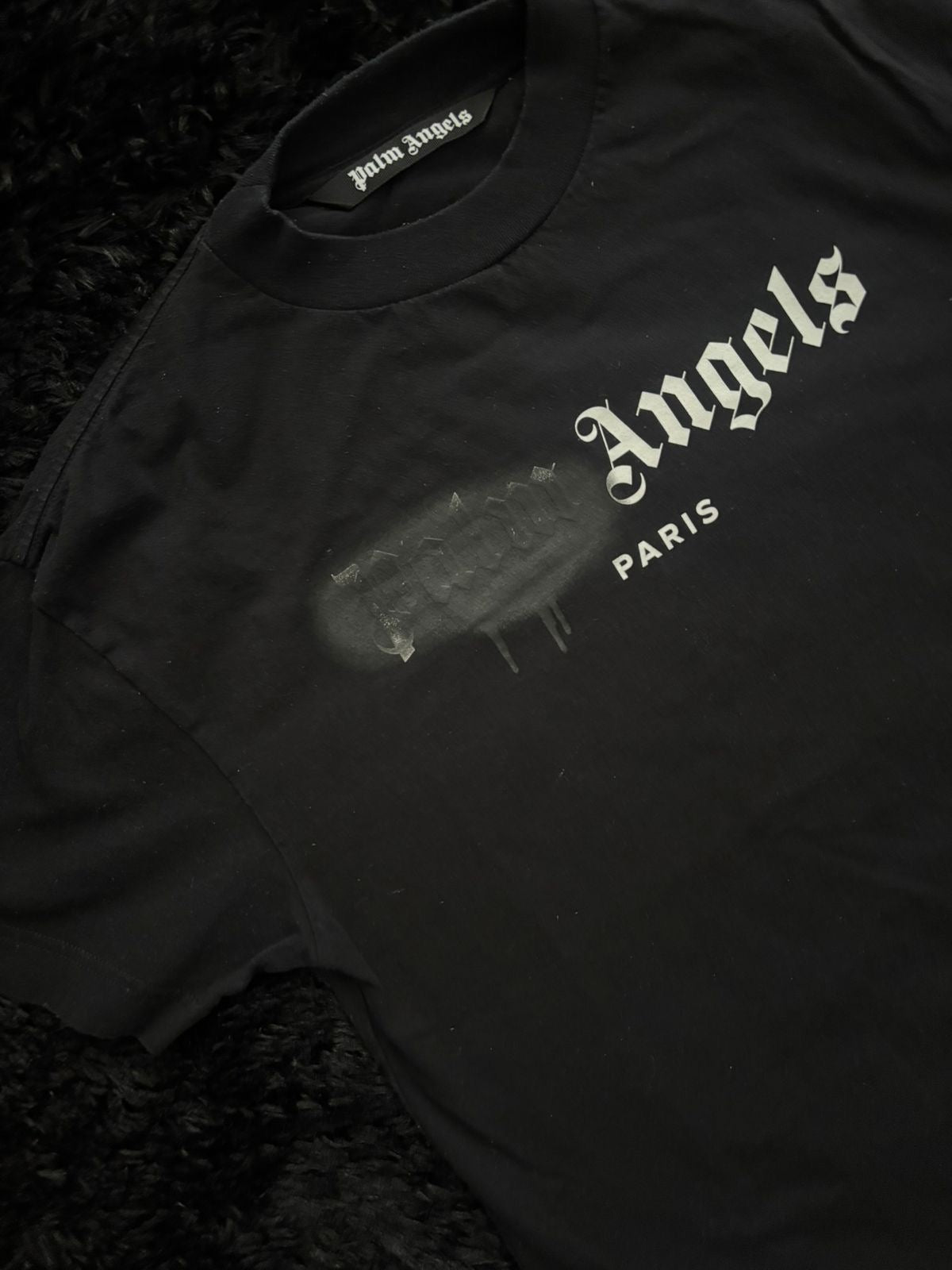 Palm Angels T-Shirt Sprayed Paris