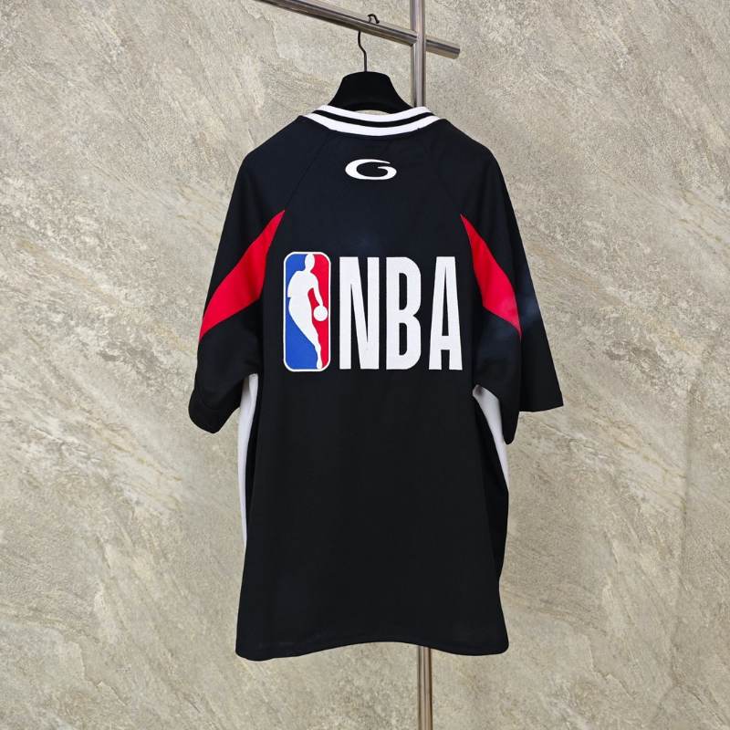 Camiseta Balenciaga x NBA Oversized Jersey Black