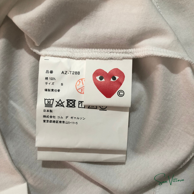Camiseta "Family Heart" CDG (Open Box)
