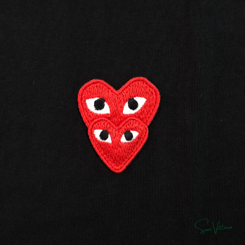 Camiseta "Family Heart" CDG (Open Box)